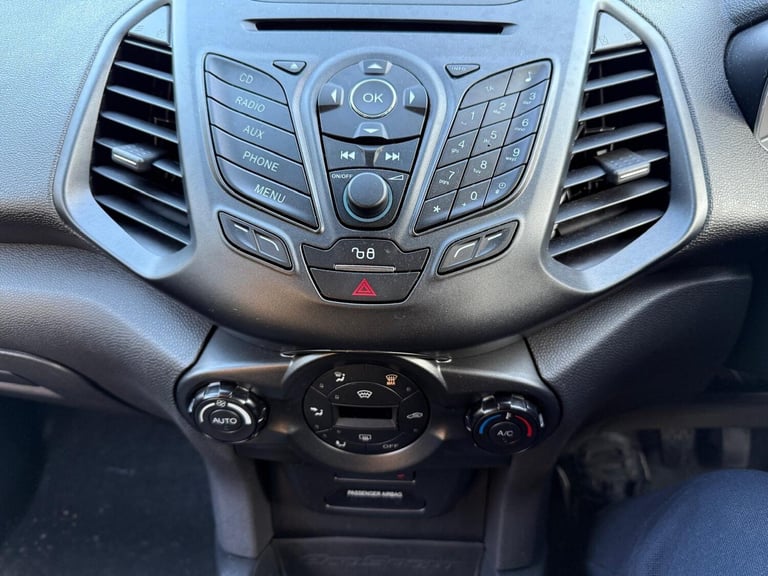 2017 Ford Ecosport 1.0T EcoBoost Zetec 2WD Euro 6 (s/s) 5dr HATCHBACK Petrol Manual