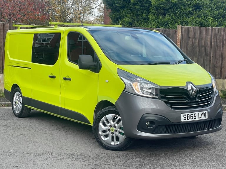 2015 Renault Trafic 1.6 dCi 29 Sport Crew Van LWB Euro 5 5dr WINDOW VAN Diesel Manual