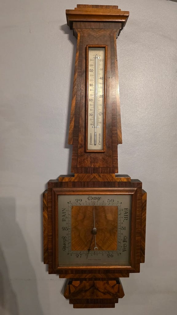 image for Barometer - Art Deco wall mounted