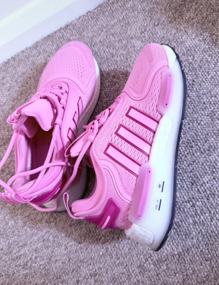 Adidas trainers in pink 
