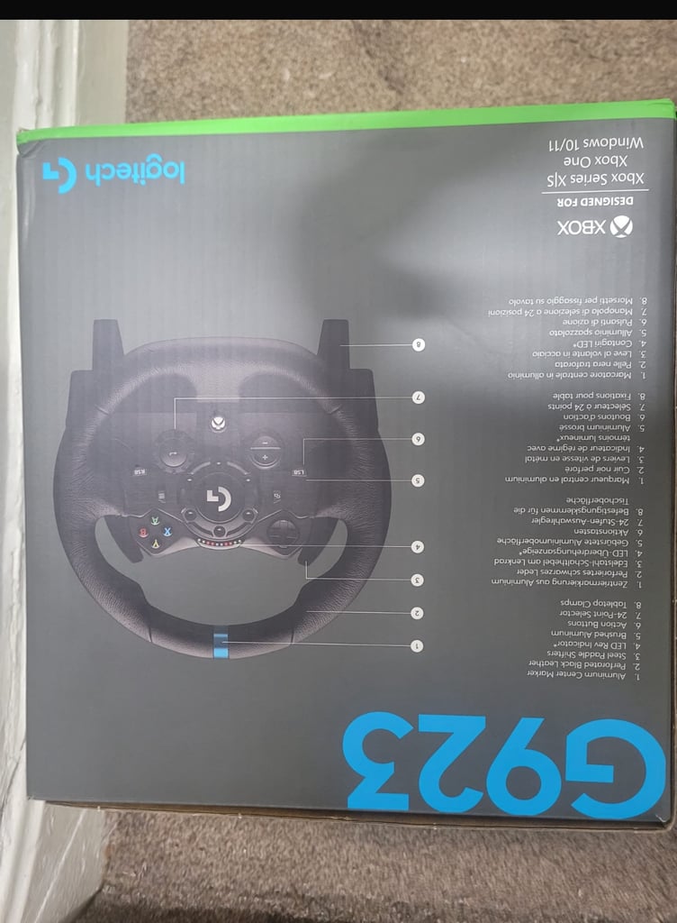 LOGITECH G923 Racing Wheel & Pedals