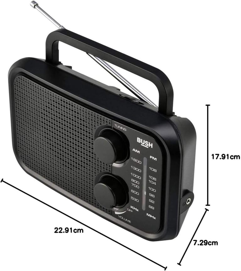 Bush PR-206 FM/AM Portable Radio