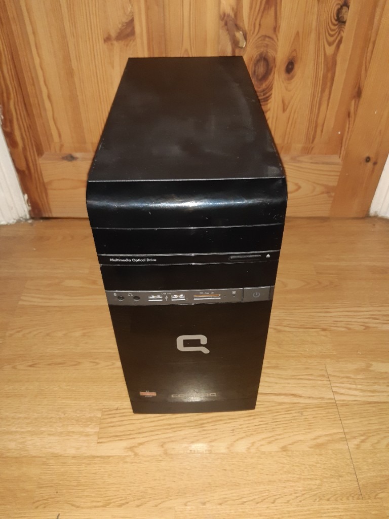 HP Compaq Desktop PC - AMD 1.4GHz CPU, 4GB RAM, 500GB SATA HDD, DVD