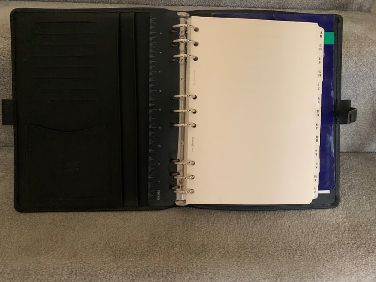 Genuine Leather Filofax Deskfax £5