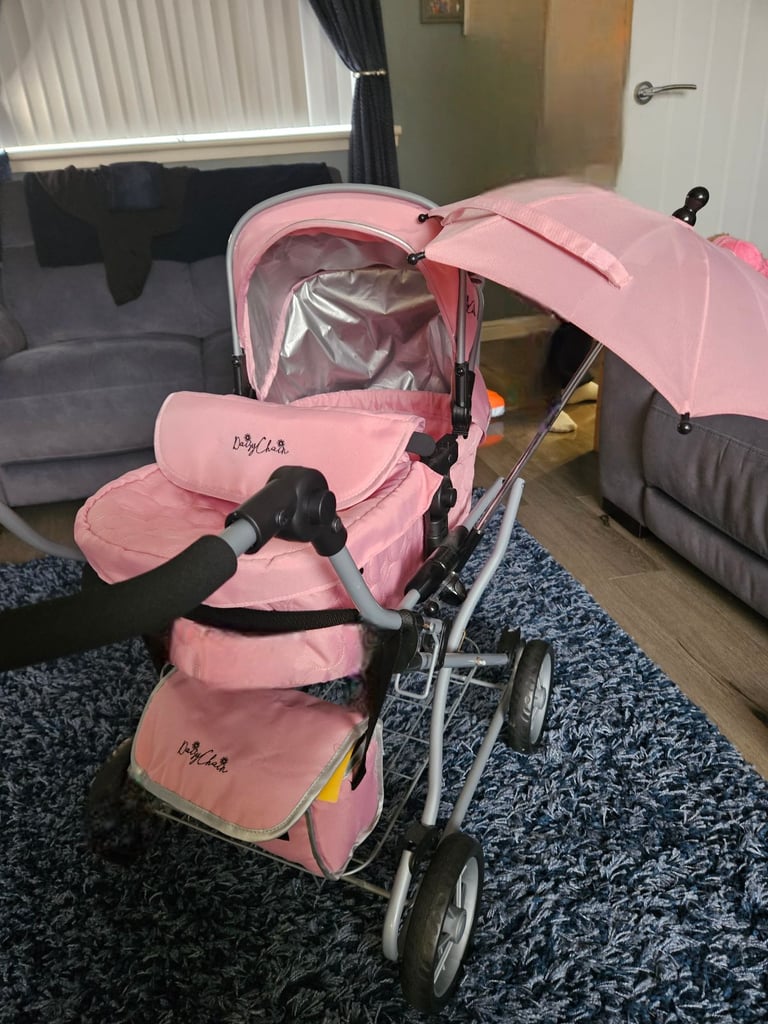 Girls doll pram