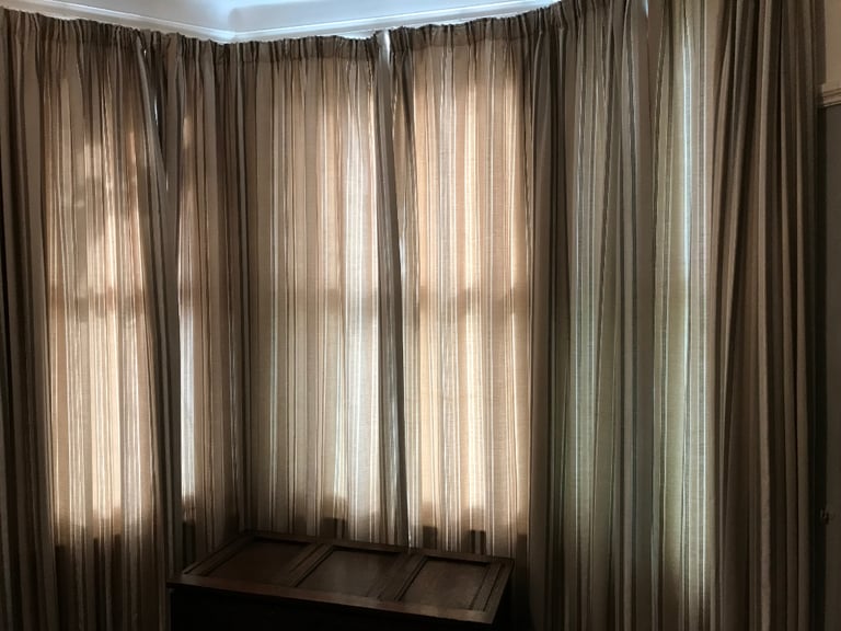 Beautiful Laura Ashley curtains 90 x 90 inches