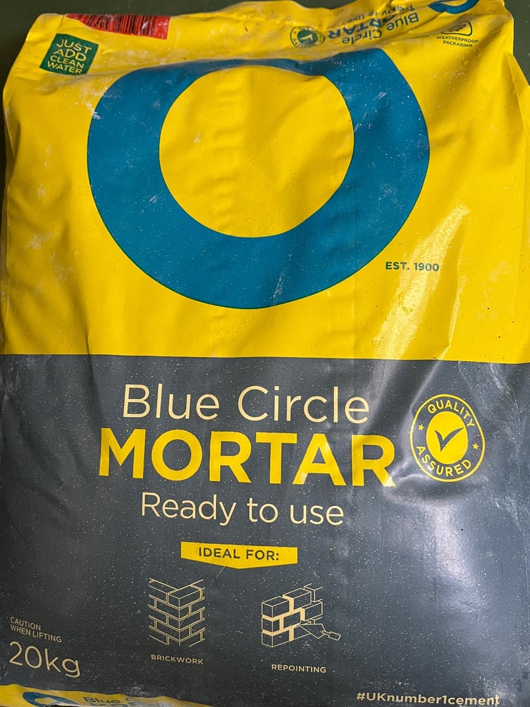 image for 14 x 20kg bags of Blue Circle Mortar (New)
