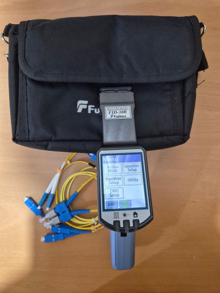 Fujikura FID-30R Optical Fiber Identifier w/ Optical Power Meter FID 30R