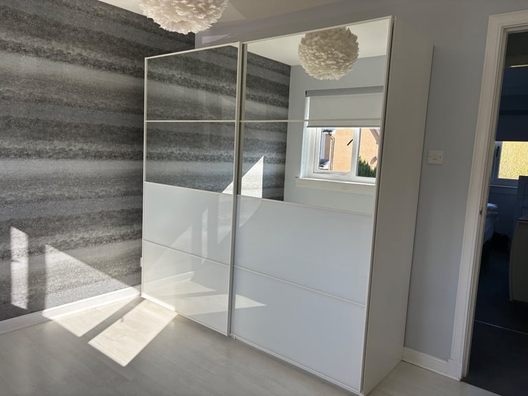 Sliding Door Double Wardrobe