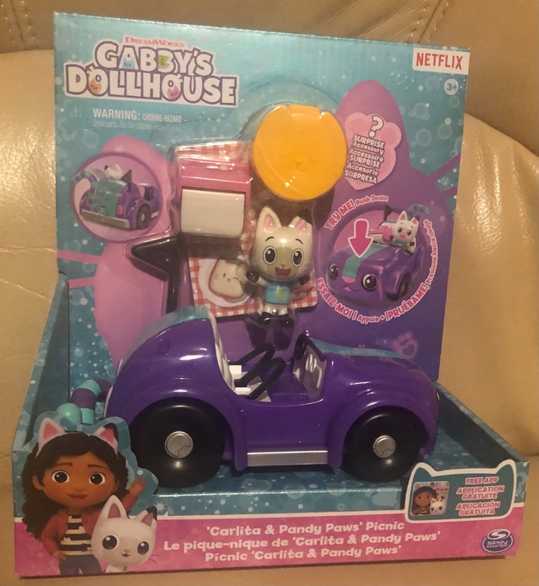 Gabby’s dollhouse - car Carlita & pandy paws