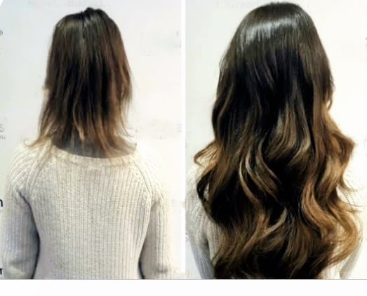 Luxury human hair wefts and systems 