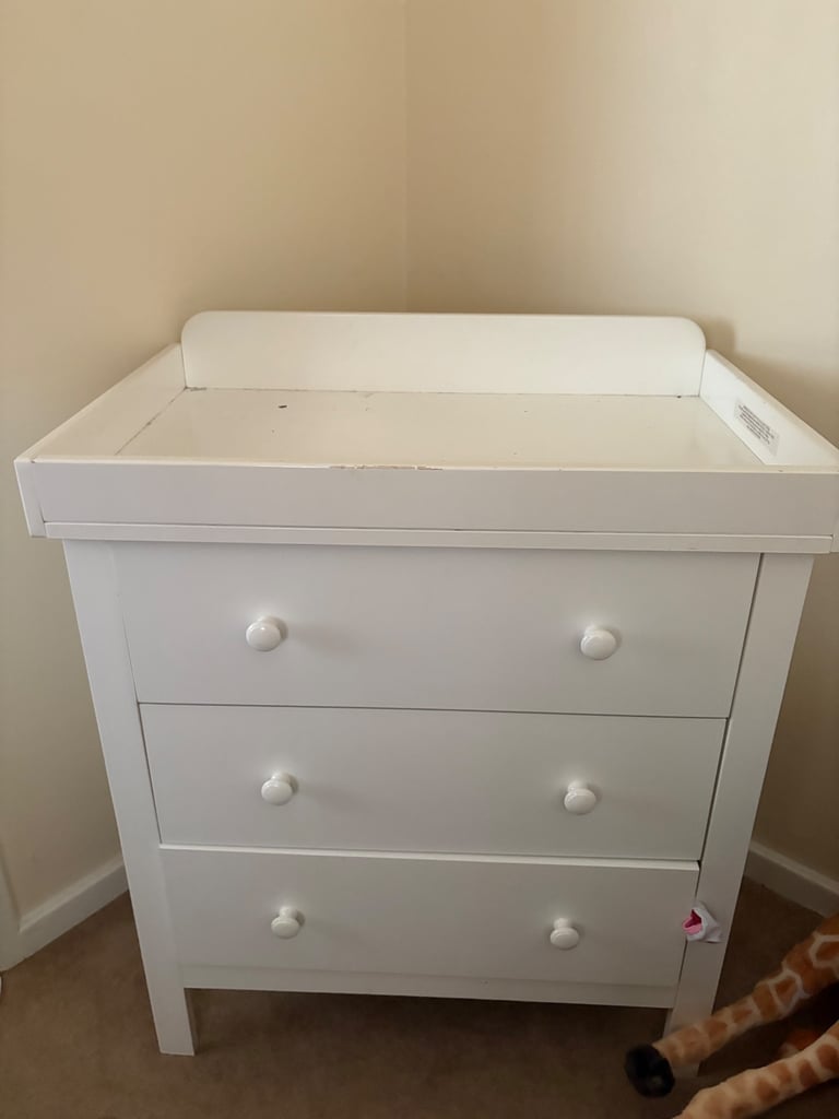 Baby changing draws 