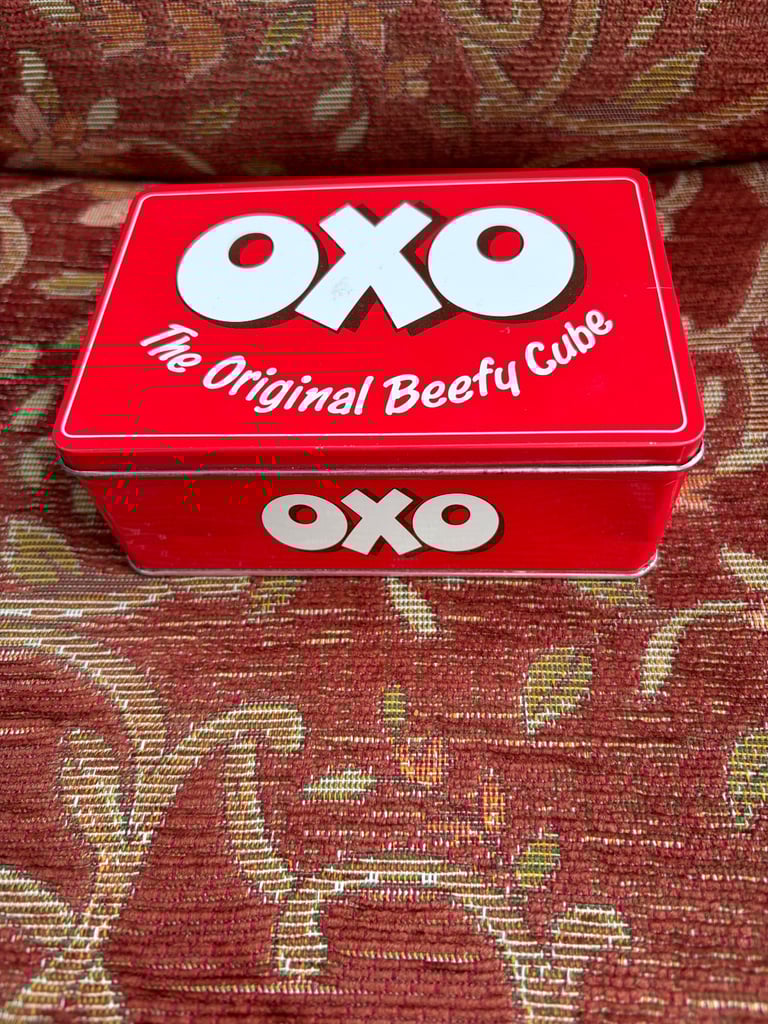 image for Rare vintage oxo cube box like new 