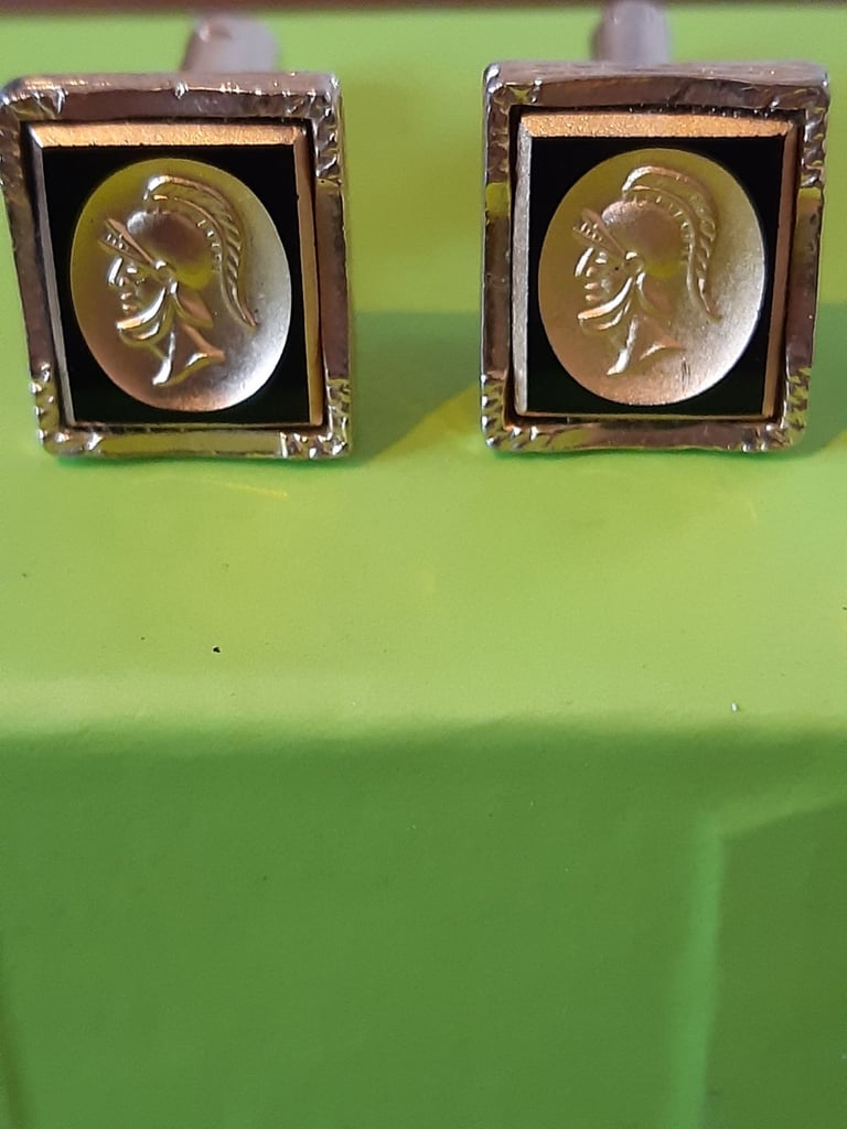 Silver Ring and Cuff Links