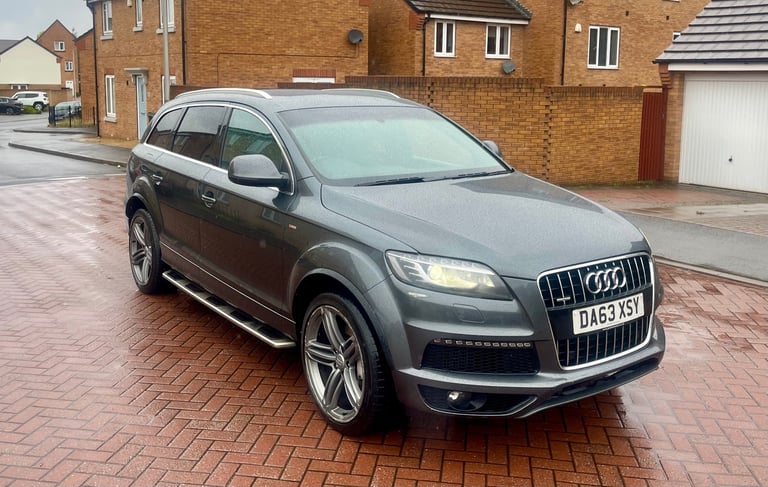 2013 (63) Audi Q7 3.0 TDI Quattro S Line Plus Black Edition Auto 8 Speed