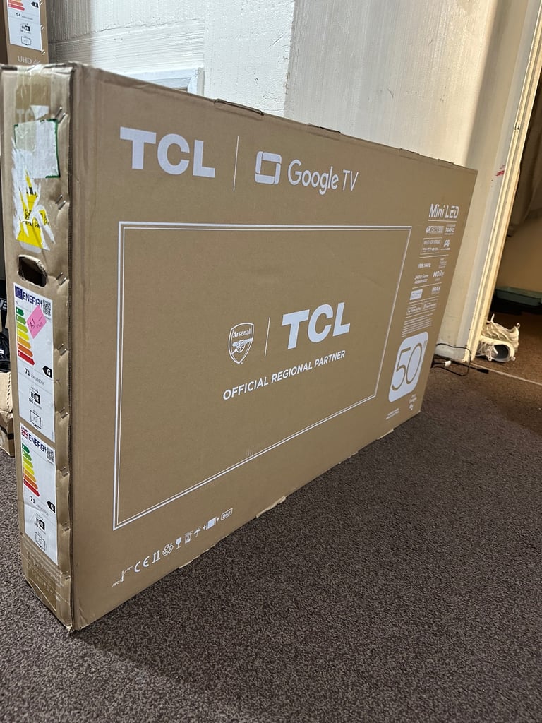 2 weeks old TCL 50QM8B 50-inch QLED Mini LED TV 4K HDR VRR 144Hertz