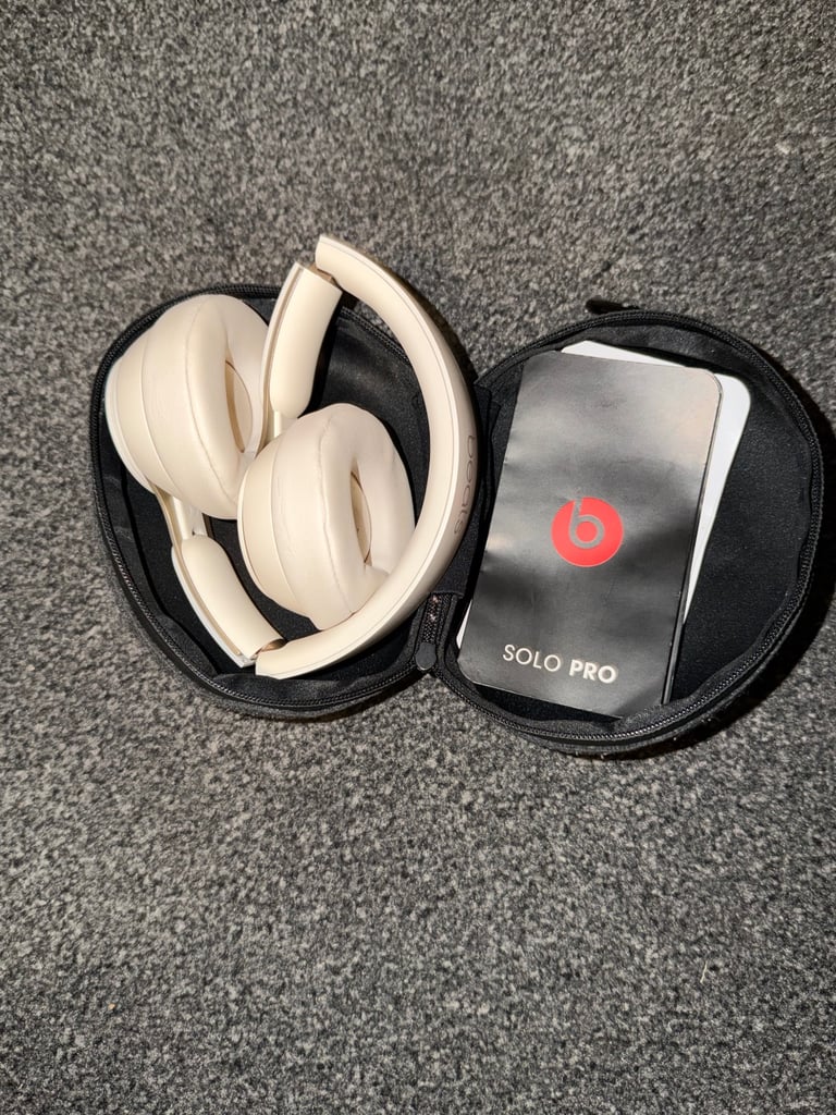 Beats by Dr. Dre Solo Pro Wireless Noise Cancelling On-Ear Headphones Ivory