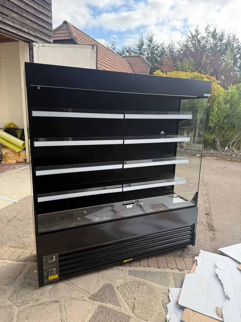 Display Fridge open front like new cafe supermarket takeaway 