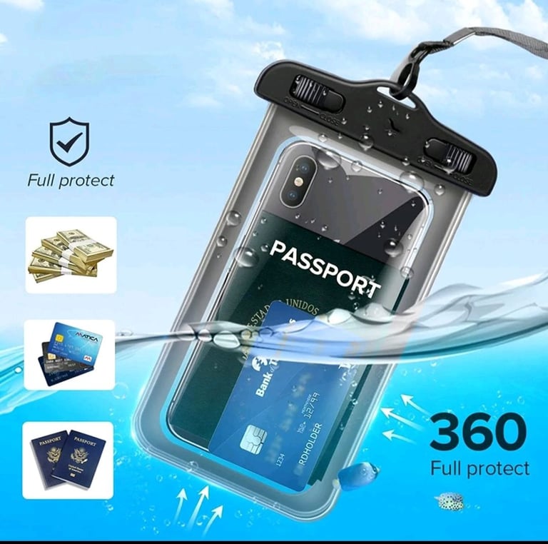 Pack of 2 Universal waterproof pouch 
