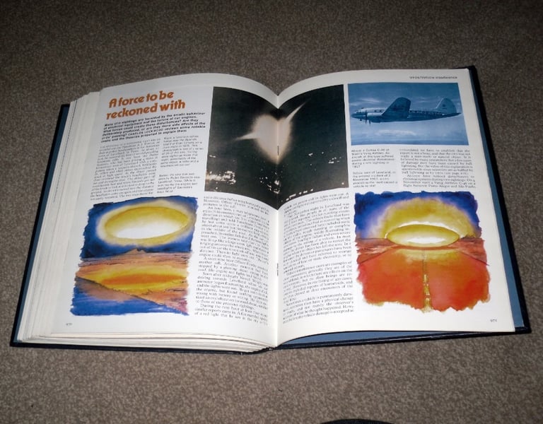 The Unexplained Magazine Pages 322 to 989 with 2 Hardback Binders