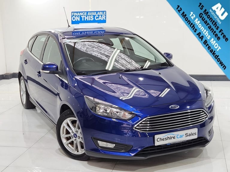 2016 16 FORD FOCUS 1.0T ECOBOOST ZETEC HATCHBACK 5DR PETROL MANUAL EURO 6 (S/S)