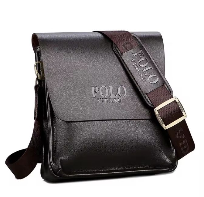 The leisure business single shoulder bag Polo vertical bag man trend inclined shoulder bag