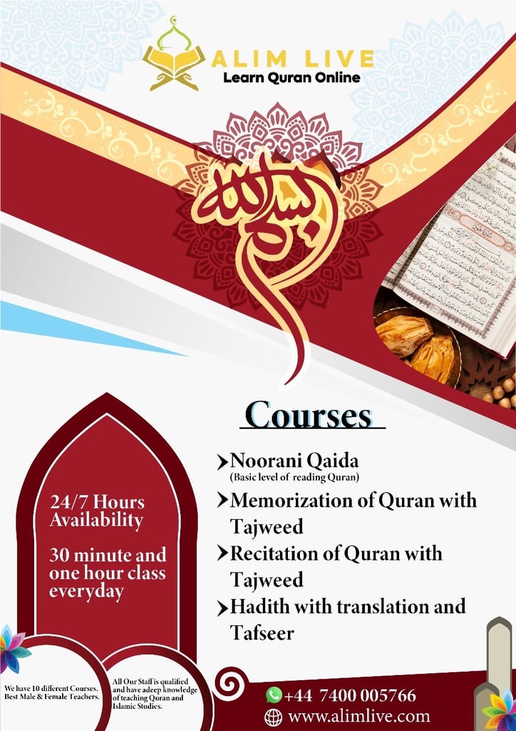 QURAN CLASSES FOR KIDS & ADULTS ♦️BEST ARABIC CLASSES ♦️HOME QURAN LEARNING ♦️QURAN LESSONS