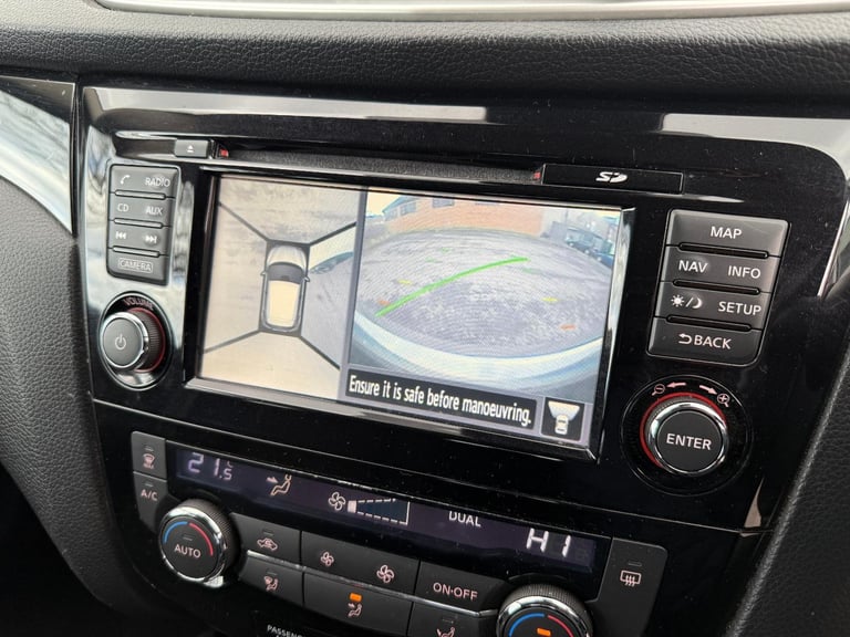 ✿2014/64 Nissan Qashqai 1.5 DCI 110 N-TEC, White, Diesel ✿FSH ✿SAT NAV✿