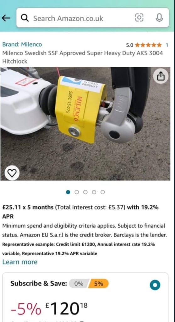 Caravan trailer heavy duty anti theft