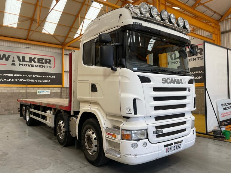 SCANIA R420 HIGHLINE 8X2 FLATBED - 2009 - CN09 BBZ*
