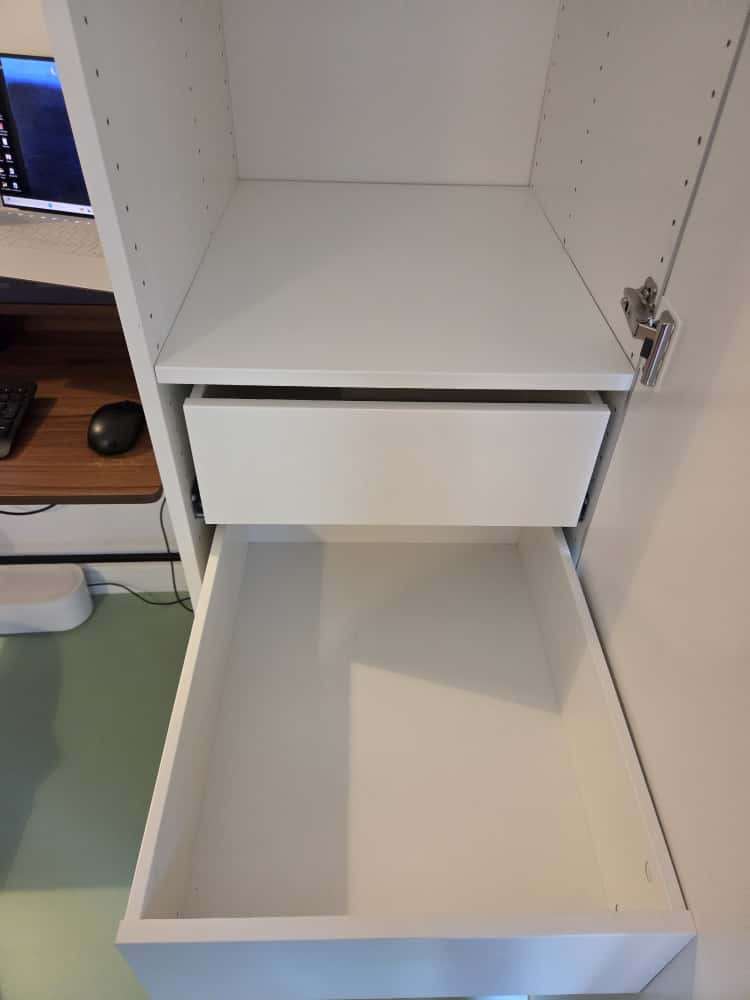 PAX/AHEIM IKEA wardrobe — as new; bought in March 2025