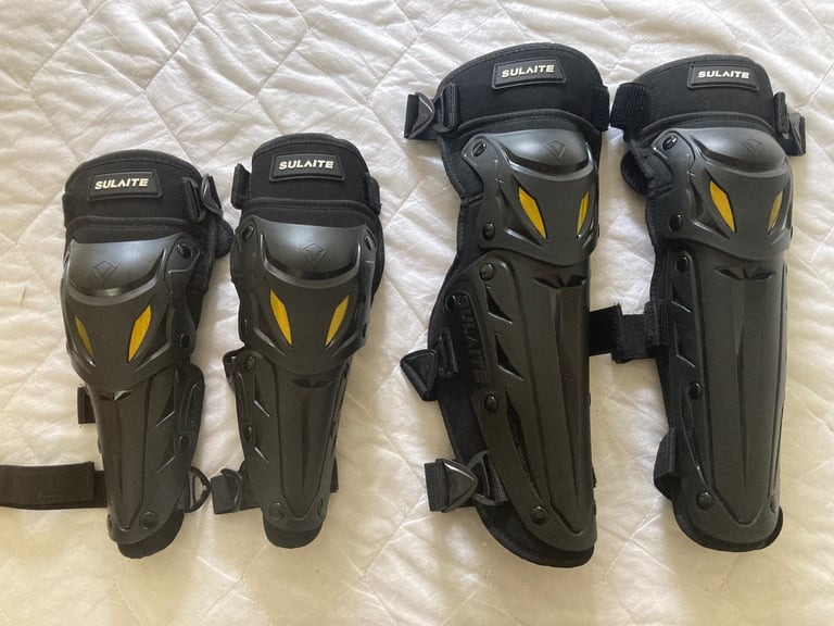 Set of brand new motorbike elbow and knee pads 
