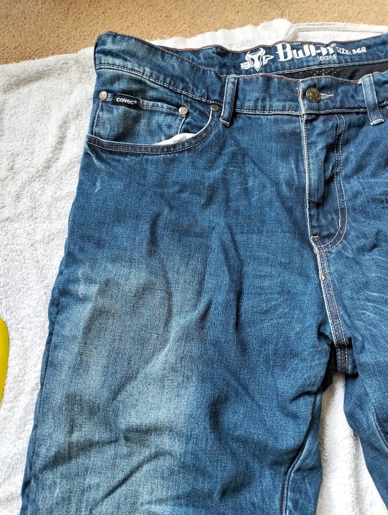 Bull-it 17 SR6 Mens Jeans Motorcycle Regular Leg Covec 36"W Leg 32" Reg