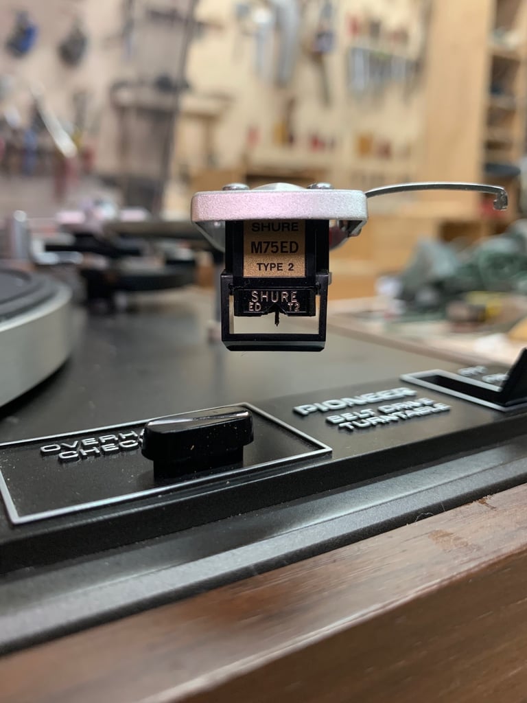 Vintage Pioneer PL-12D Belt Drive Turntable. Serviced and in amazing condition.