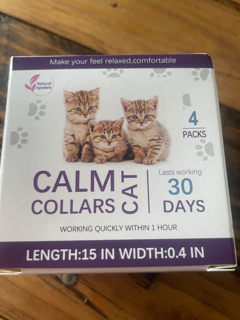 NEW Cat Calm Collars (Pack of 3)