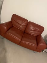 2 seater leather sofa 