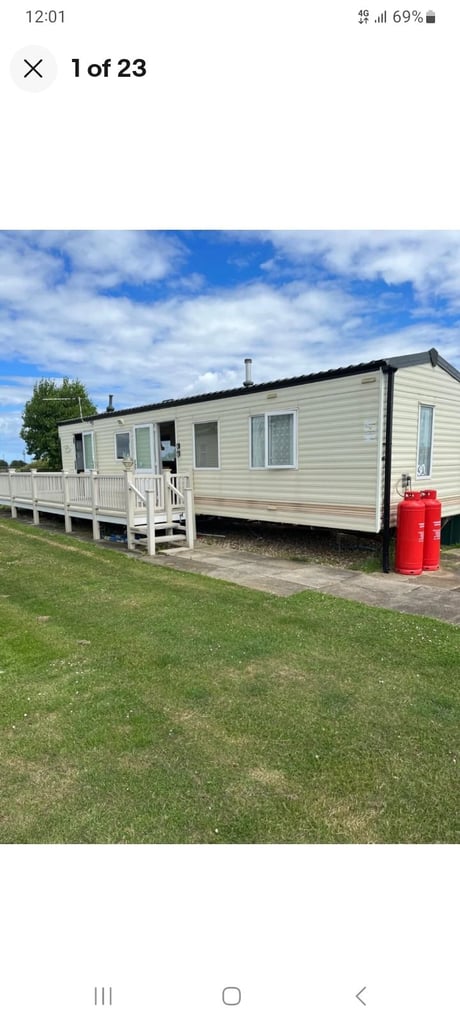 2006 cosalt torino 8 berth 3 bedroom static caravan with decking 