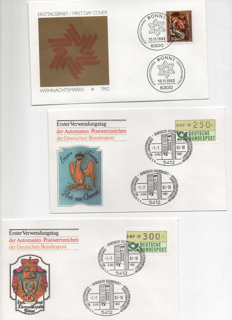301 Germany first day covers