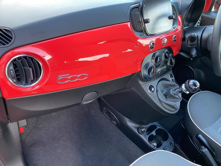 2020 Fiat 500 1.2 Lounge Euro 6 (s/s) 3dr HATCHBACK Petrol Manual