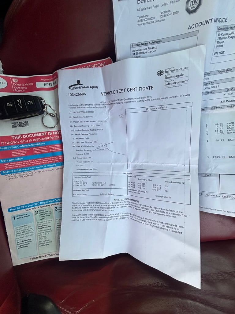 Audi, TT, Coupe, 2009, Manual, 1984 (cc), 2 doors