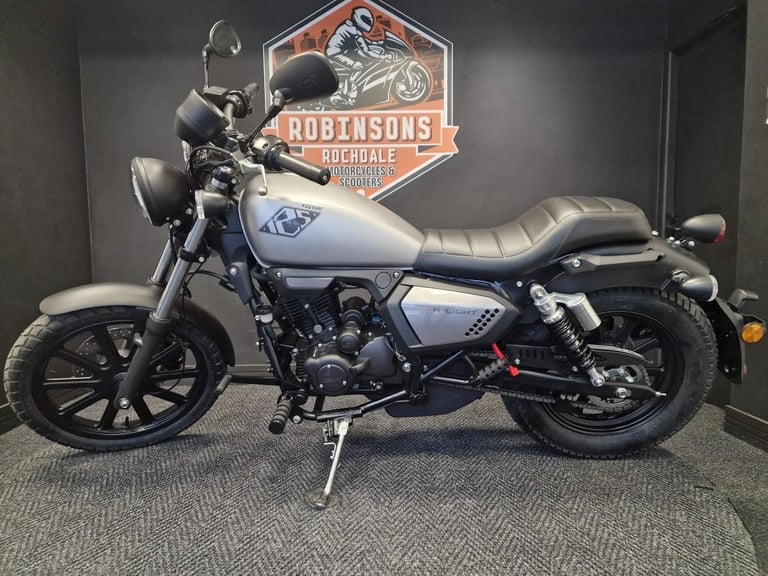 Pre Reg Keeway K Light 125cc learner legal cruiser.