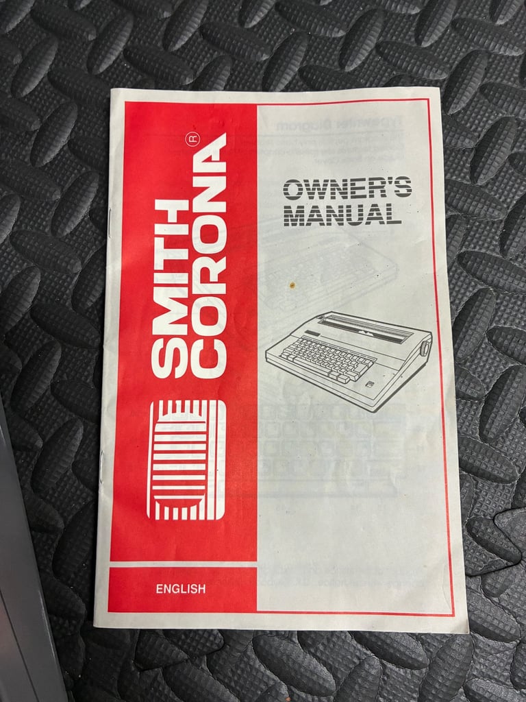 SMITH CORONA CX380 ELEC TYPEWRITER 