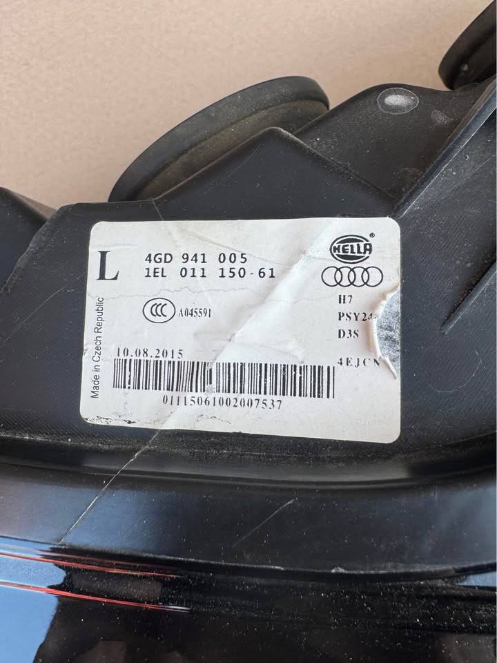 OEM PRE-LCI Audi A6 C7 Passenger Side Left Xenon Headlight | Year: 10-15