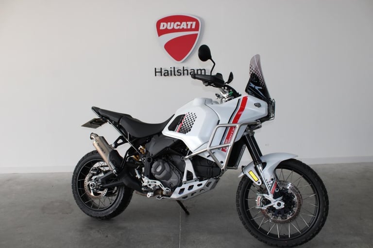 2022 Ducati Desert X in White Silk