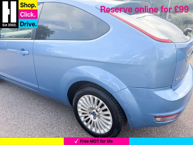2009 Ford Focus 1.6 Titanium 3dr HATCHBACK PETROL Manual