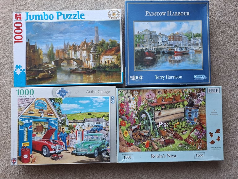 image for 4 x 1000 piece Jigsaw Puzzles 