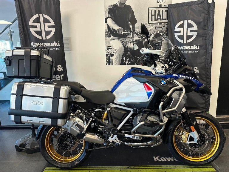 BMW R1250GWS ADVETURE RALLYE-SERVICE HISTORY-PANNIERS-TOP BOX-SAT NAV ...