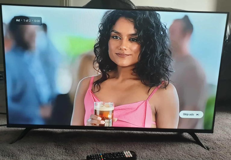image for Smart Hisense 39inch Tv WiFi youtube Netflix builtin 