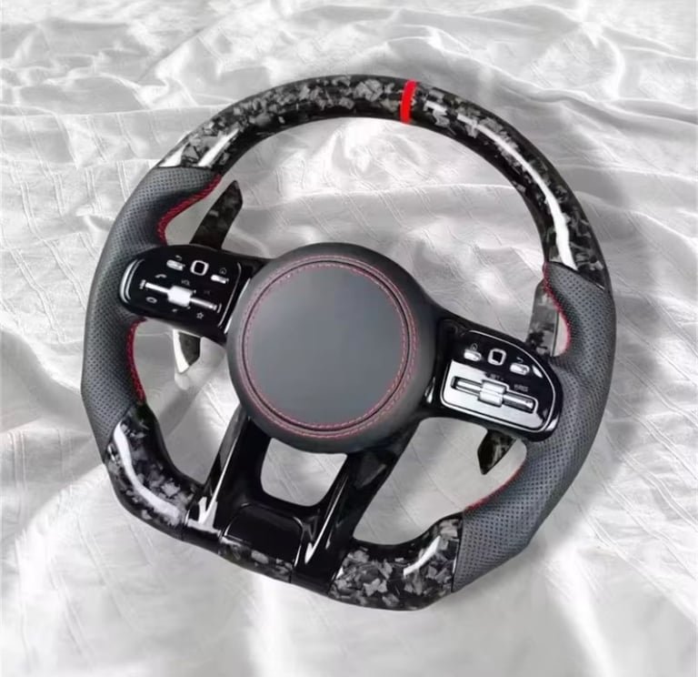 Snowzone by Montaro co - custom forged carbon steering wheel for Mercedes