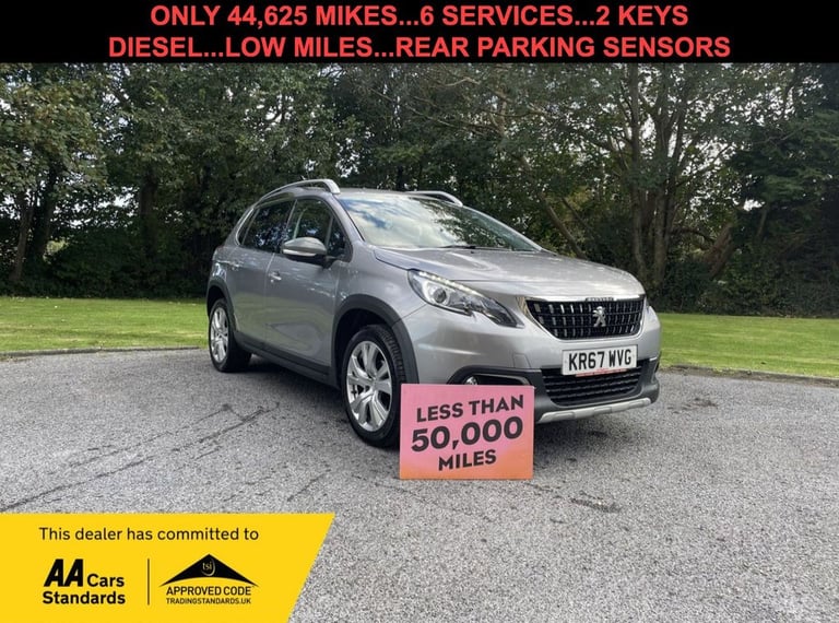 image for 2017 67 PEUGEOT 2008 1.6 BLUEHDI ALLURE SUV 5DR DIESEL MANUAL EURO 6 (S/S) (100